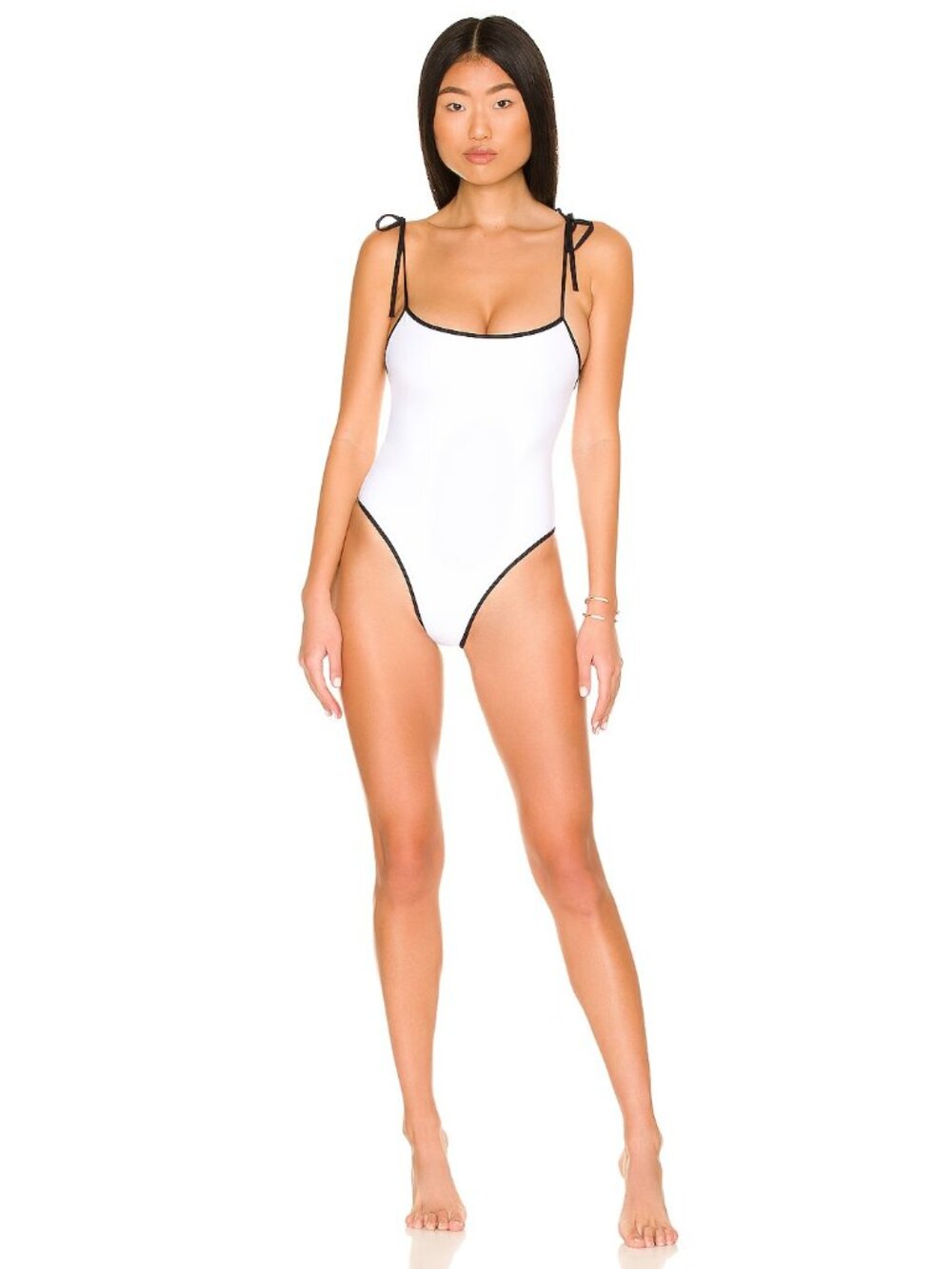 Tropic of C Cosmo One Piece in White Swim